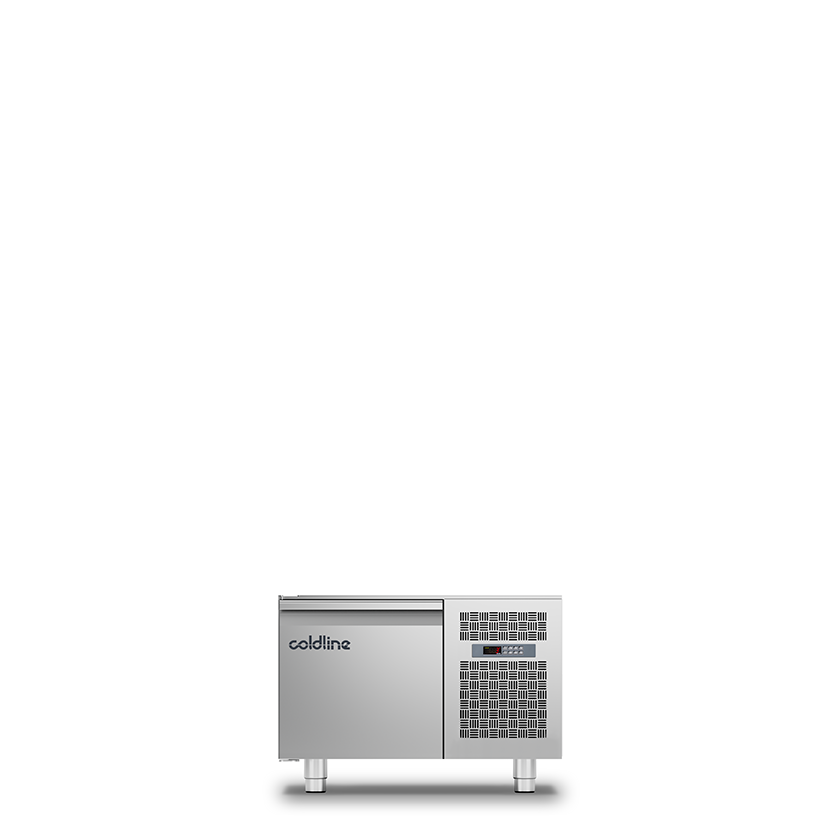 COLDLINE Snack GN pult, 1 dvere, plug-in, -2°/+8°C, bez vrchu, výška 490 mm