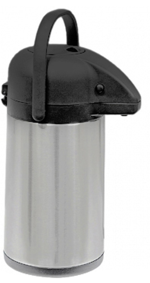 Termoska s pumpou, objem 2,5 l, vyska: 37 cm, polypropylénová pokrievka