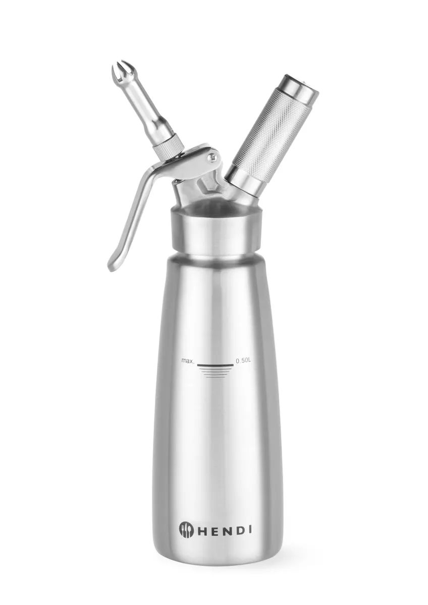 Sifónová fľaša na šľahačku, HENDI, Profi Line, 0,5L, ⌀85x(H)235mm