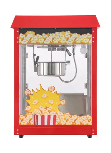 Stroj na výrobu popcornu, HENDI, Červená, 230V/1155W, 560x420x(H)760mm