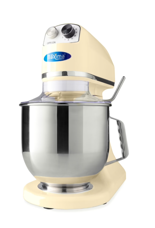 Planetárny mixér - 7 l - do 2 kg cesta - slonovinová